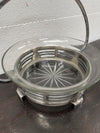 Art Nouveau Swedish Silver/Crystal Candy Dish | Antique & Vintage | Moonee Ponds Antiques | Australia Wide Delivery