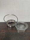 Art Nouveau Swedish Silver/Crystal Candy Dish | Antique & Vintage | Moonee Ponds Antiques | Australia Wide Delivery