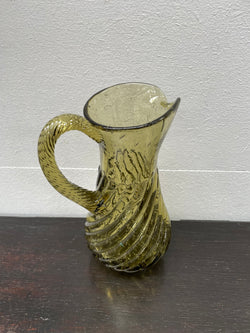Twisted Glass Water Jug | Antique & Vintage | Moonee Ponds Antiques | Australia Wide Delivery