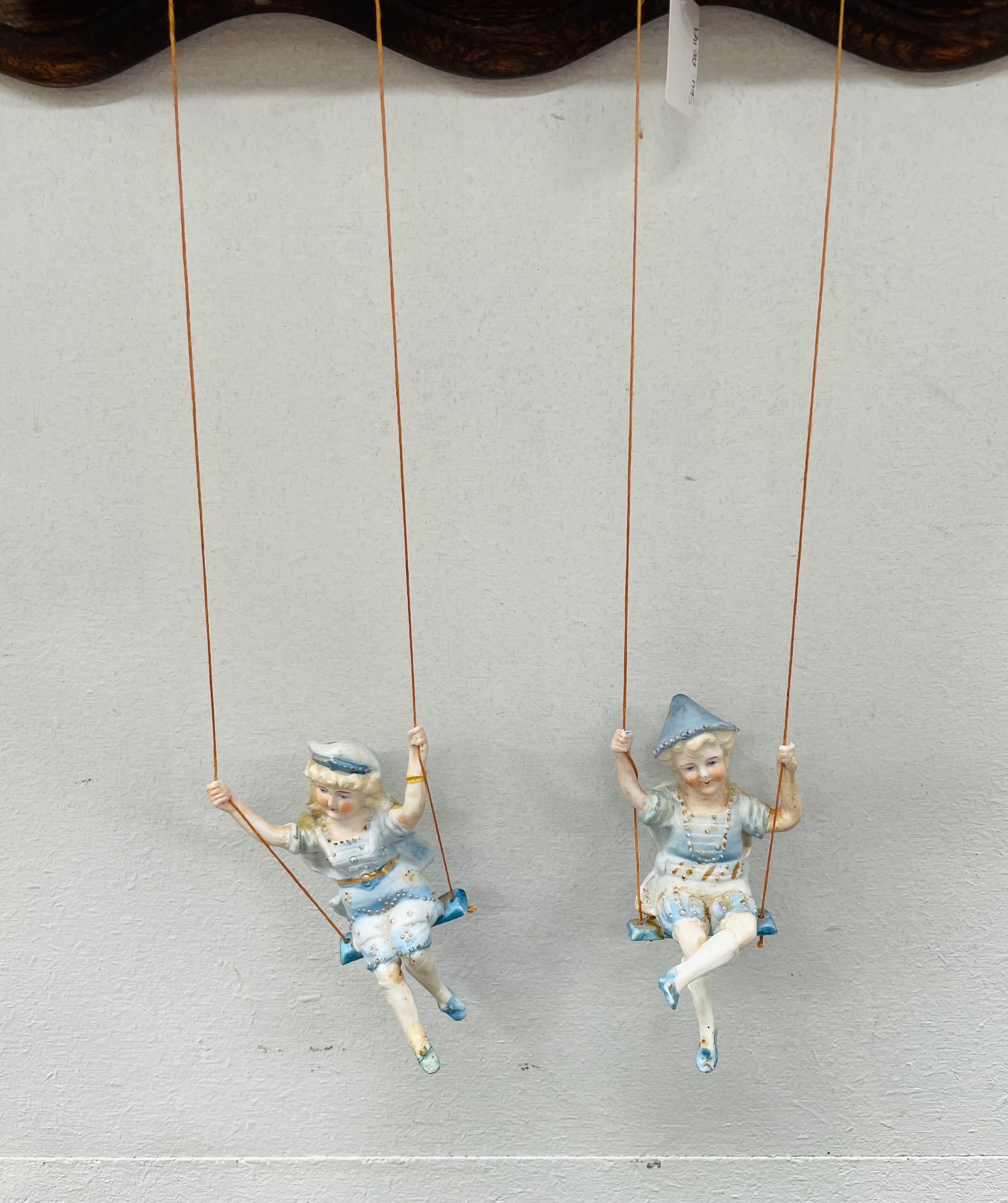 Antique Swinging Bisque Figurines | Antique & Vintage | Moonee Ponds Antiques | Australia Wide Delivery