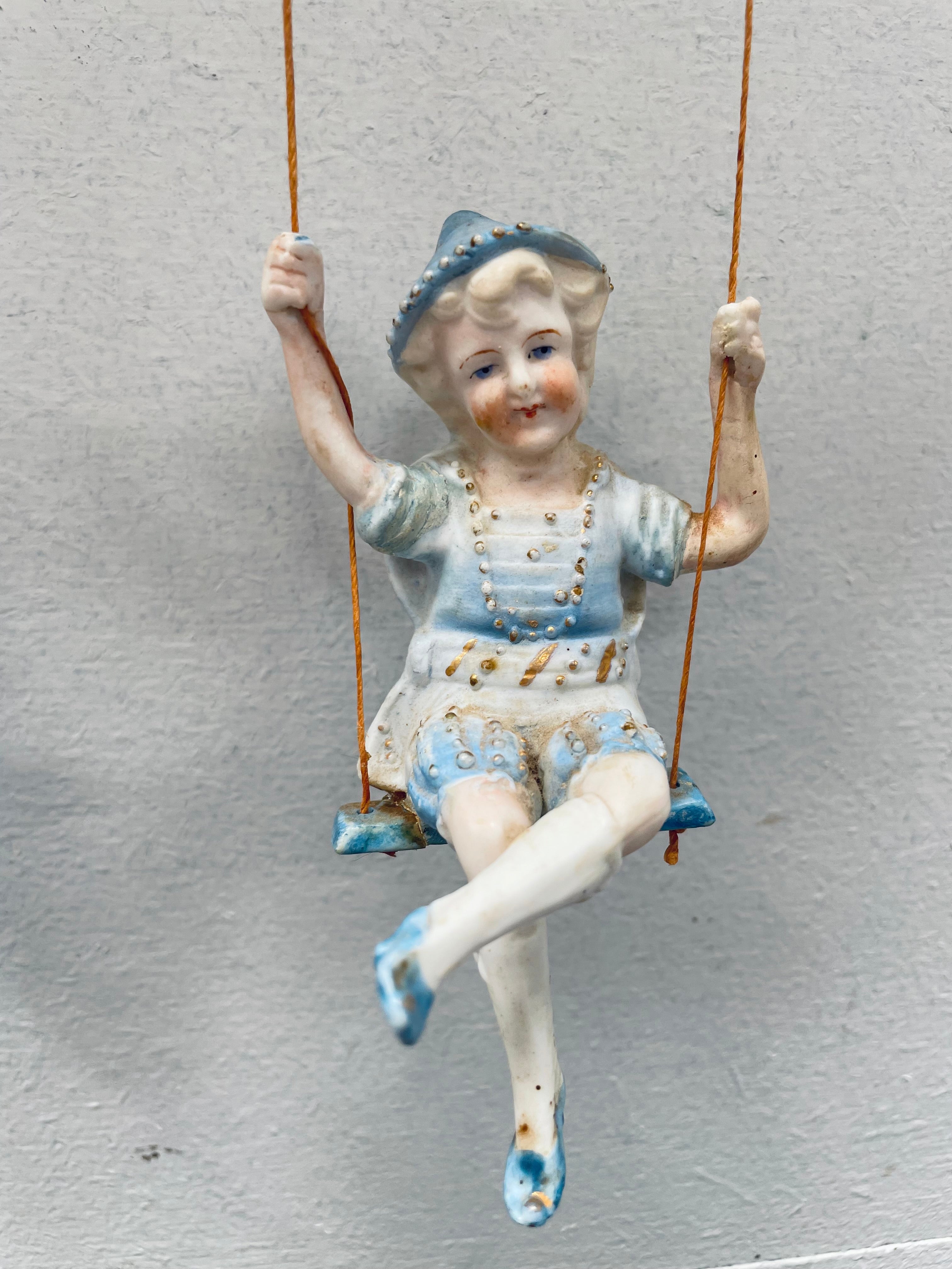 Antique Swinging Bisque Figurines | Antique & Vintage | Moonee Ponds Antiques | Australia Wide Delivery