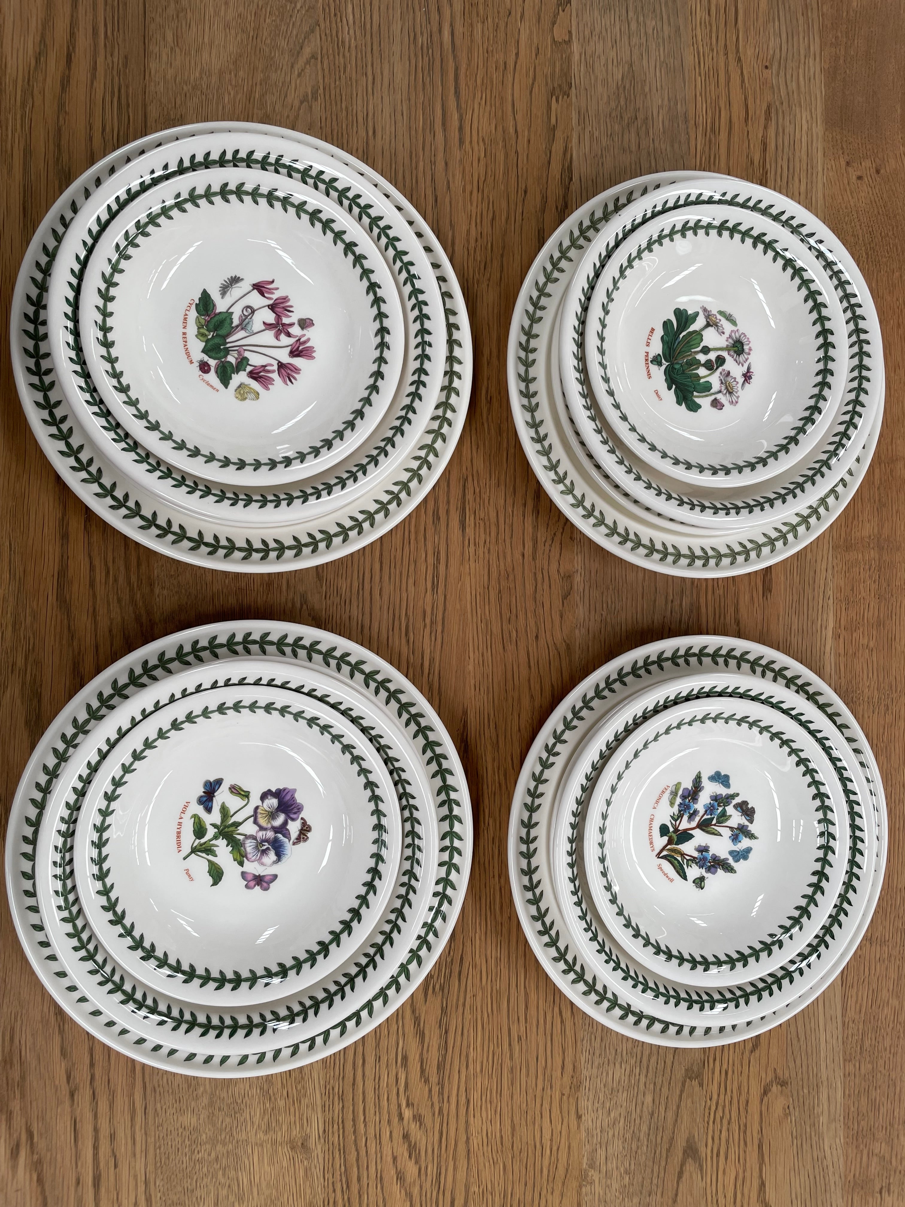 16 Piece Portmeirion "Botanic Garden" Dinner Set | Antique & Vintage | Moonee Ponds Antiques | Australia Wide Delivery