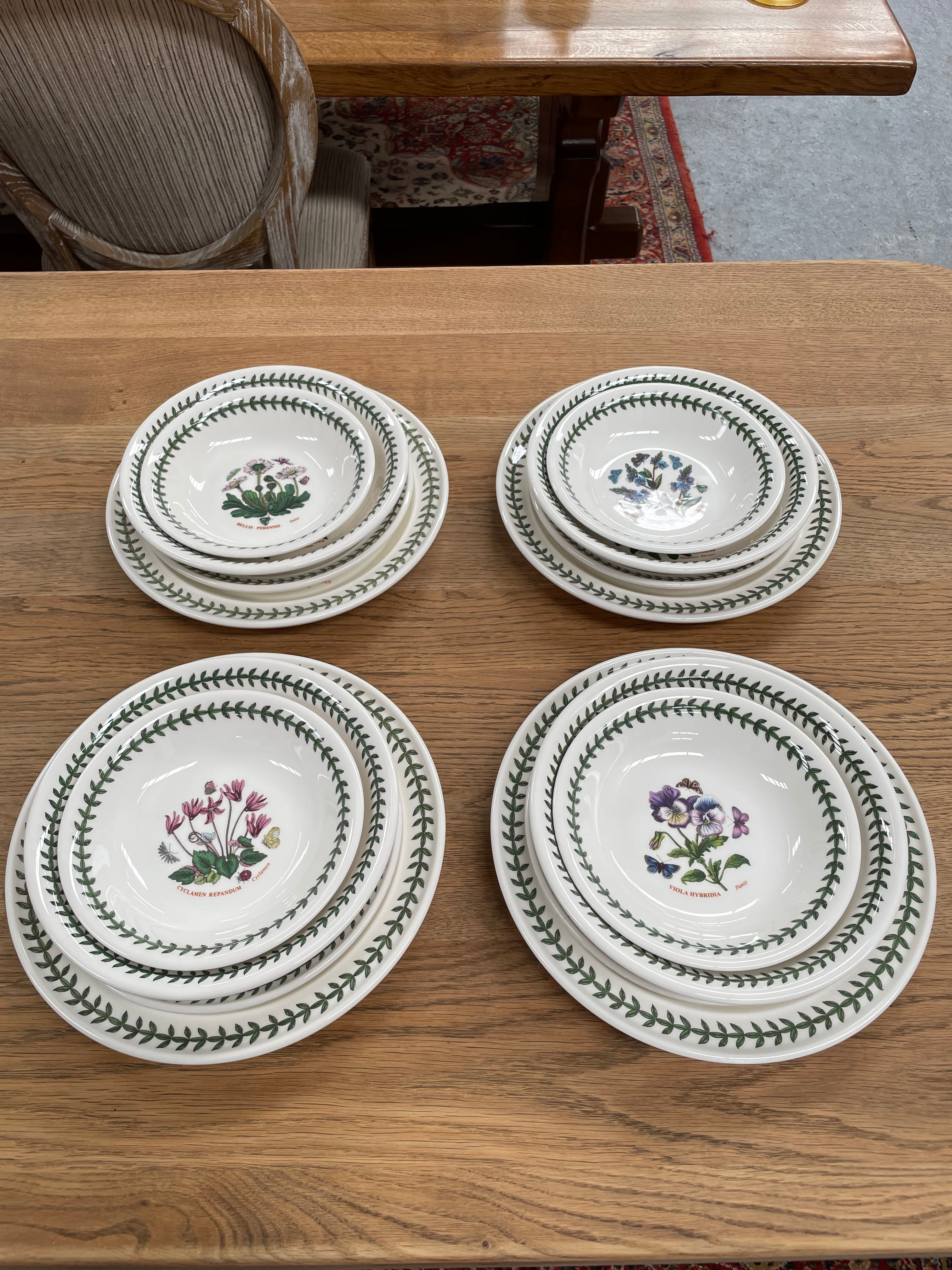 16 Piece Portmeirion "Botanic Garden" Dinner Set | Antique & Vintage | Moonee Ponds Antiques | Australia Wide Delivery