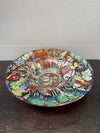 Large Art Deco Enamel Art glass bowl | Antique & Vintage | Moonee Ponds Antiques | Australia Wide Delivery
