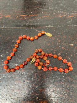 Antique Carved Cornelian Agate Necklace | Antique & Vintage | Moonee Ponds Antiques | Australia Wide Delivery