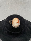 Vintage Hand Carved Shell Cameo Set In Silver | Antique & Vintage | Moonee Ponds Antiques | Australia Wide Delivery
