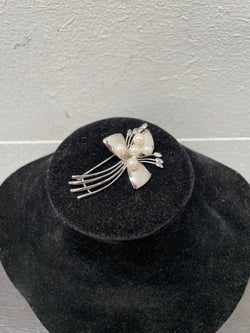 Vintage Silver & Pearl Brooch | Antique & Vintage | Moonee Ponds Antiques | Australia Wide Delivery