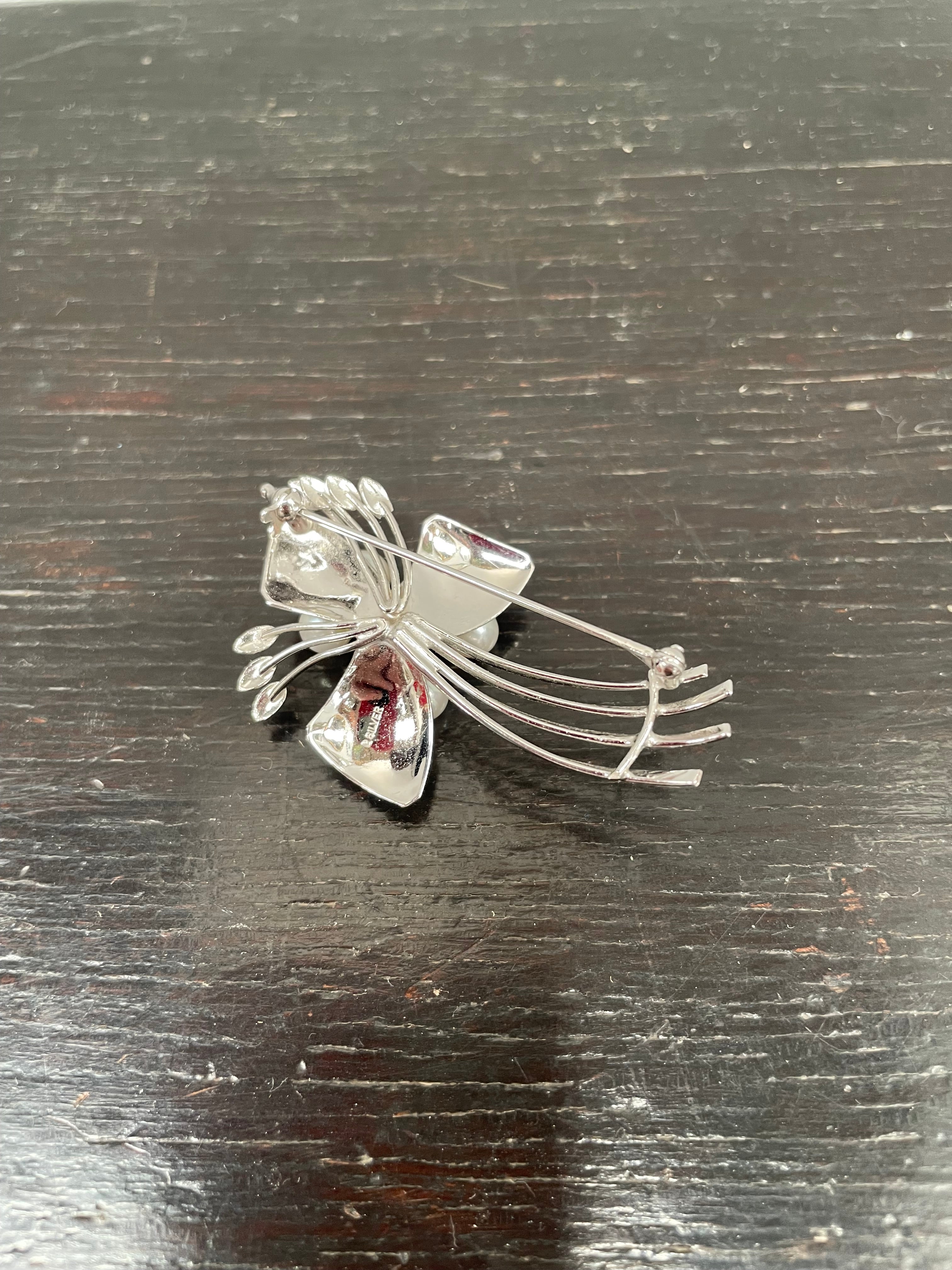Vintage Silver & Pearl Brooch | Antique & Vintage | Moonee Ponds Antiques | Australia Wide Delivery