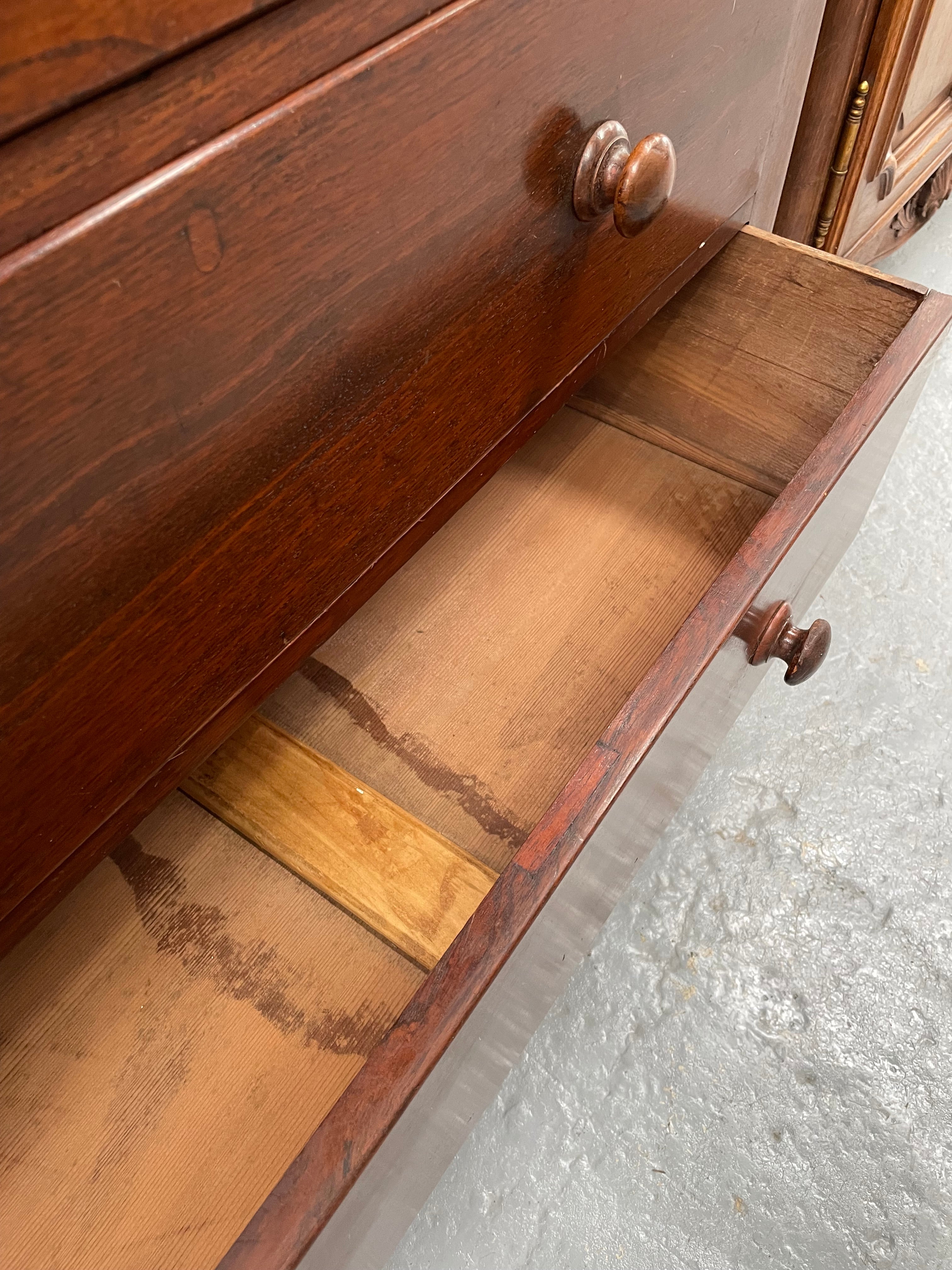 Victorian Australian Cedar Chest of Five Drawers | Antique & Vintage | Moonee Ponds Antiques | Australia Wide Delivery