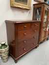 Victorian Australian Cedar Chest of Five Drawers | Antique & Vintage | Moonee Ponds Antiques | Australia Wide Delivery
