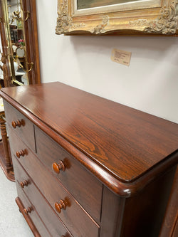 Victorian Australian Cedar Chest of Five Drawers | Antique & Vintage | Moonee Ponds Antiques | Australia Wide Delivery