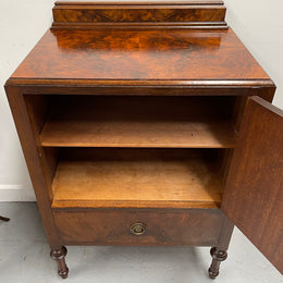 Attractive Inlaid Walnut Side Cabinet