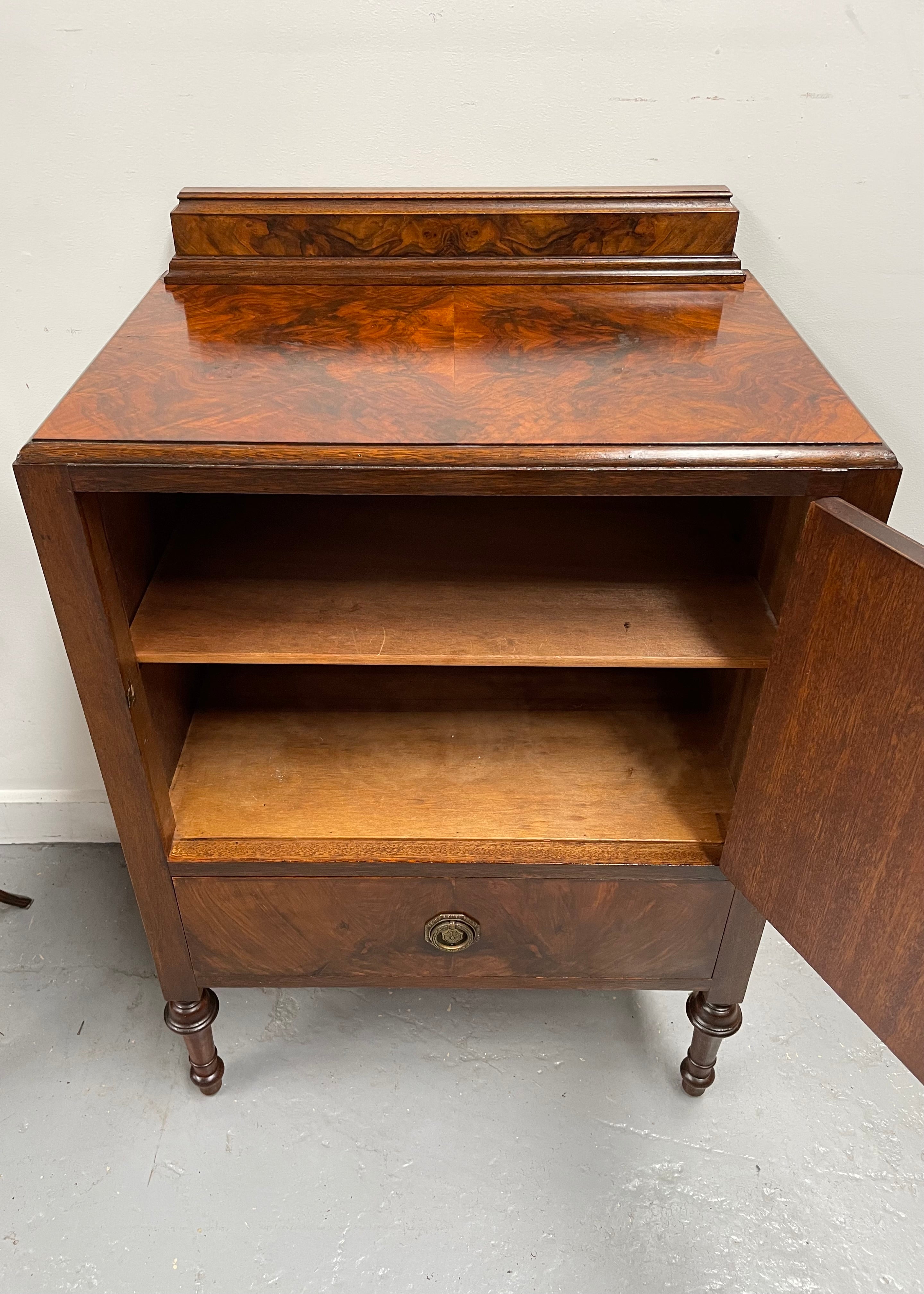 Attractive Inlaid Walnut Side Cabinet | Antique & Vintage | Moonee Ponds Antiques | Australia Wide Delivery