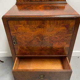 Attractive Inlaid Walnut Side Cabinet