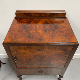 Attractive Inlaid Walnut Side Cabinet
