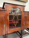 Australian Oak Sideboard With Leadlight Door | Antique & Vintage | Moonee Ponds Antiques | Australia Wide Delivery