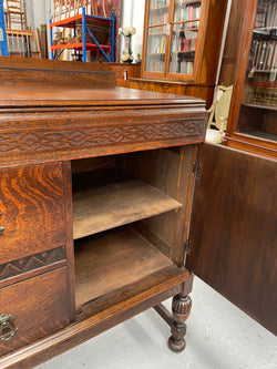 Australian Tudor Oak Sideboard | Antique & Vintage | Moonee Ponds Antiques | Australia Wide Delivery