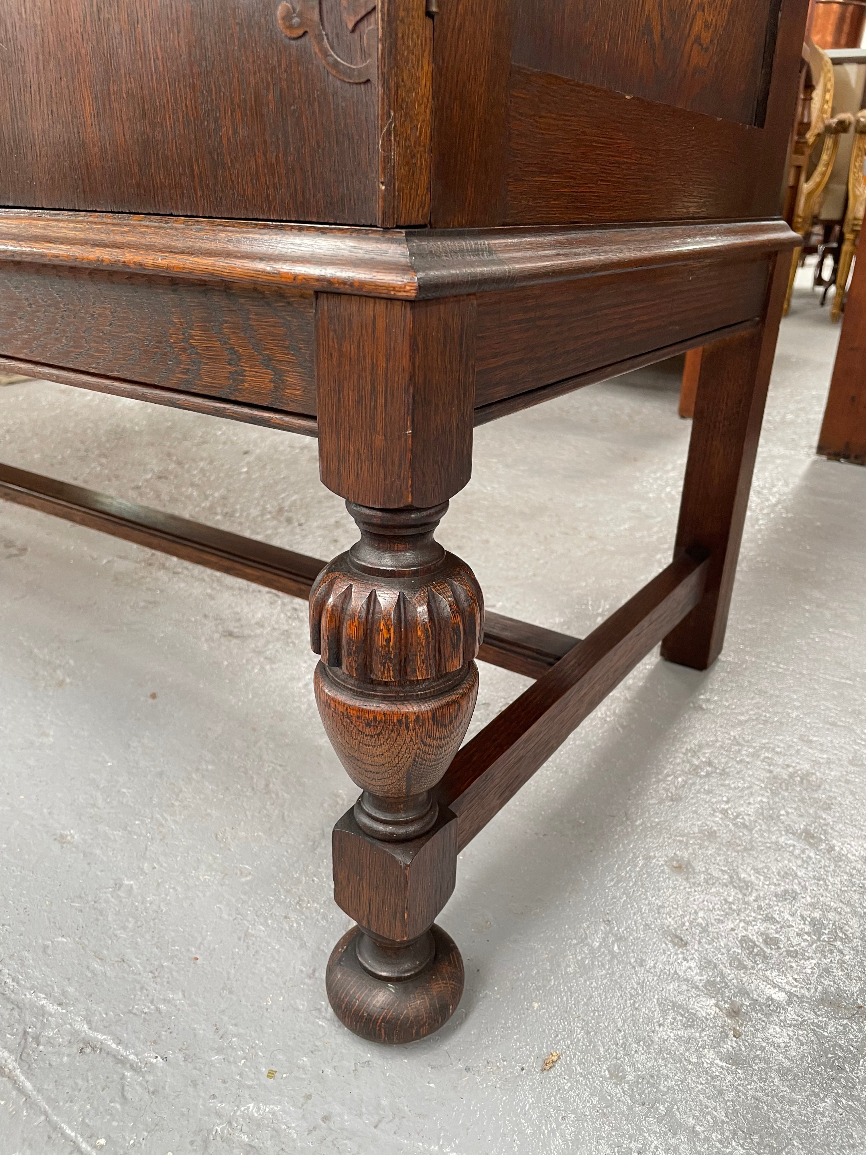 Australian Tudor Oak Sideboard | Antique & Vintage | Moonee Ponds Antiques | Australia Wide Delivery