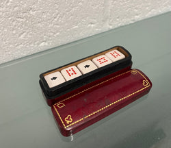 Fabulous Leather Cased Dice | Antique & Vintage | Moonee Ponds Antiques | Australia Wide Delivery