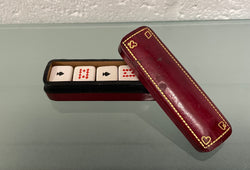 Fabulous Leather Cased Dice | Antique & Vintage | Moonee Ponds Antiques | Australia Wide Delivery