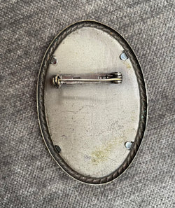 Lovely Hand Embroidred Vintage Brooch | Antique & Vintage | Moonee Ponds Antiques | Australia Wide Delivery