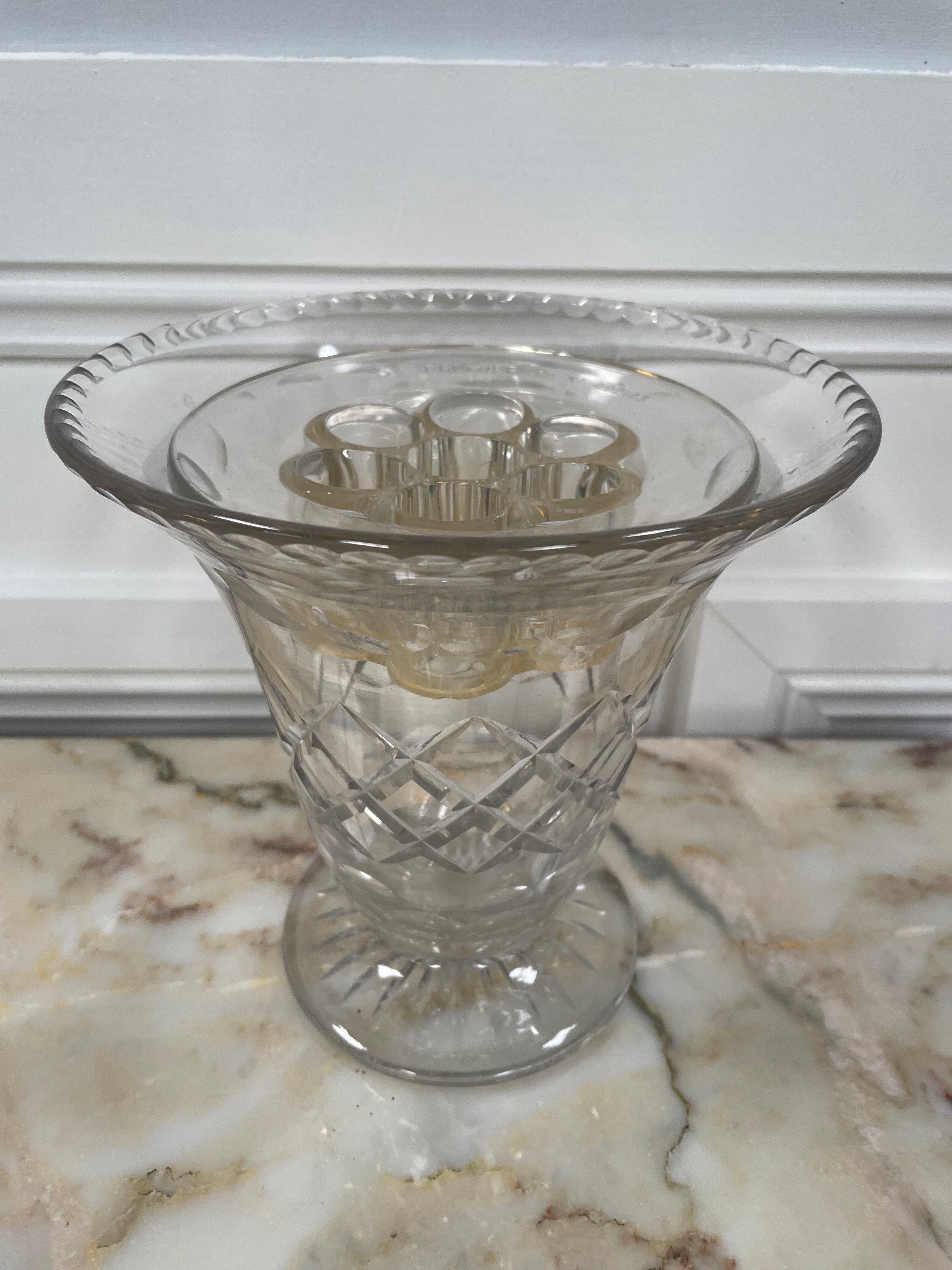 Beautiful Hand Cut Crystal Vase | Antique & Vintage | Moonee Ponds Antiques | Australia Wide Delivery
