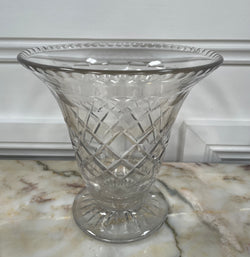 Beautiful Hand Cut Crystal Vase | Antique & Vintage | Moonee Ponds Antiques | Australia Wide Delivery