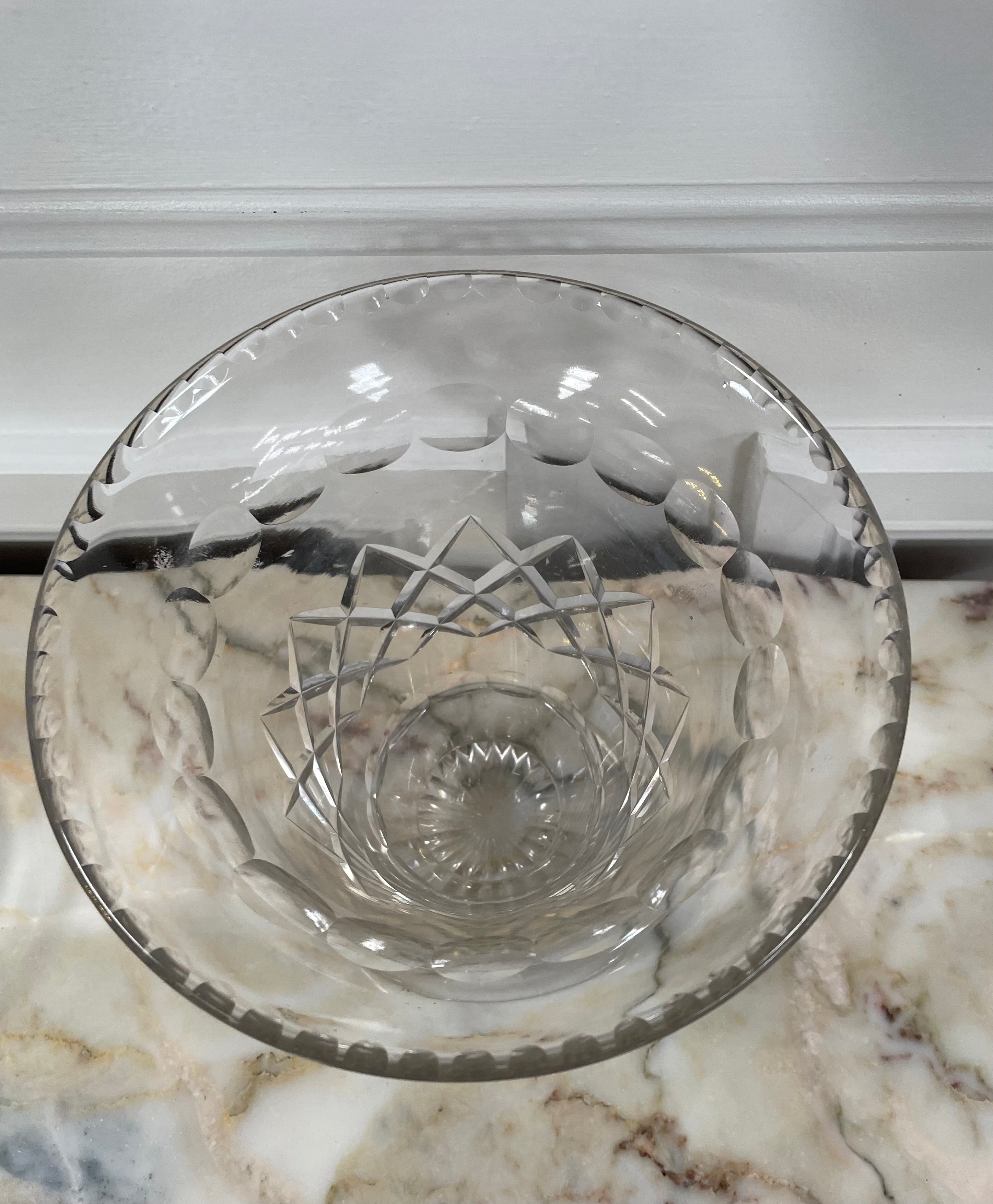 Beautiful Hand Cut Crystal Vase | Antique & Vintage | Moonee Ponds Antiques | Australia Wide Delivery