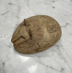 Hand Carved Stone Scarab | Antique & Vintage | Moonee Ponds Antiques | Australia Wide Delivery