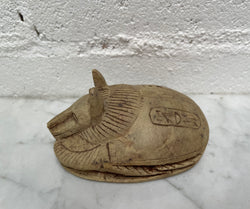 Hand Carved Stone Scarab | Antique & Vintage | Moonee Ponds Antiques | Australia Wide Delivery
