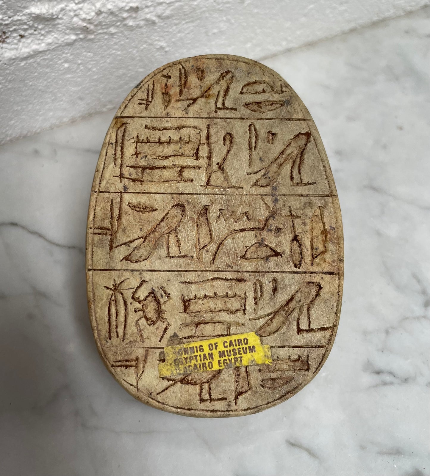Hand Carved Stone Scarab