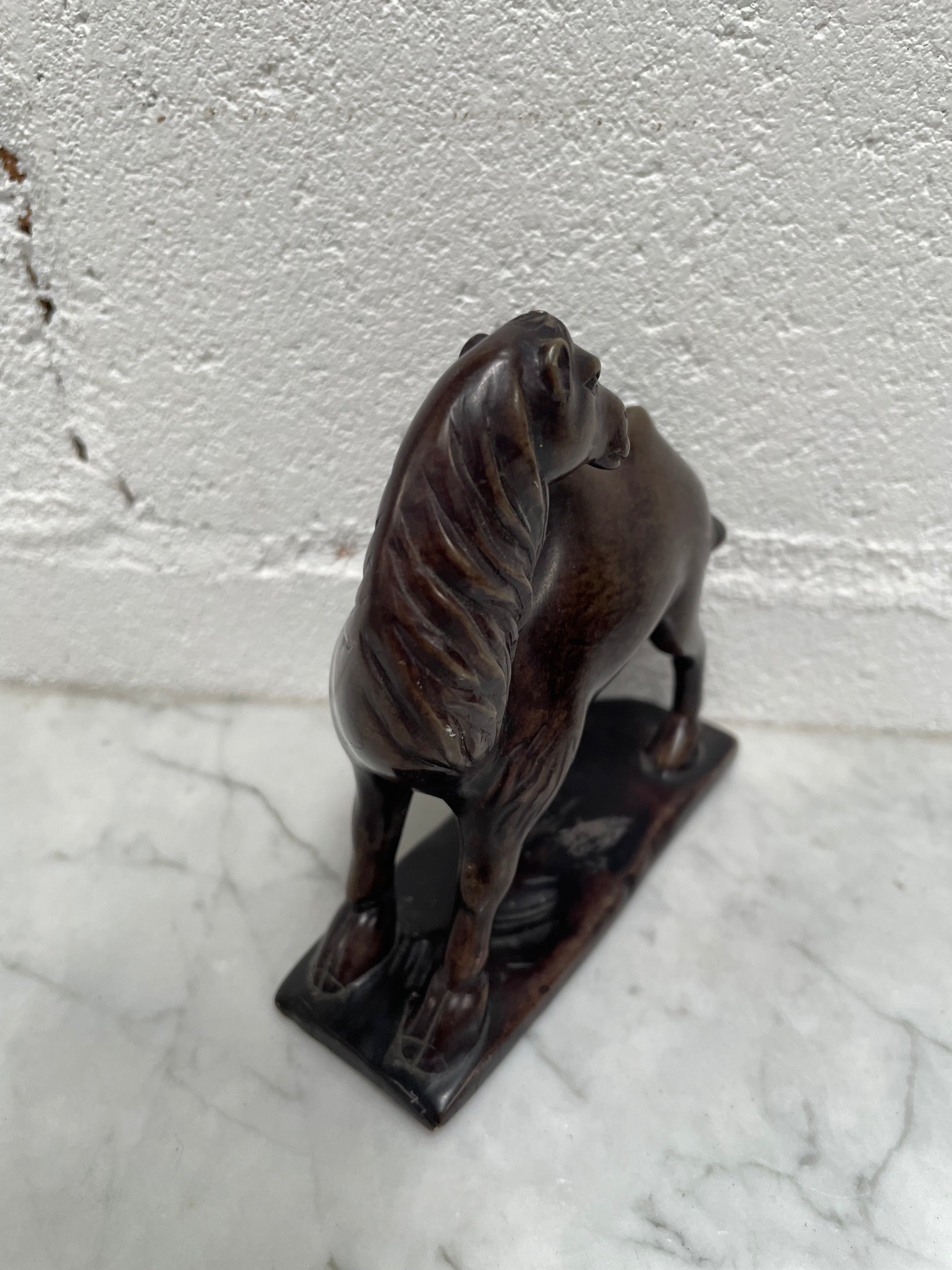 Vintage Stone Carving of a Camel