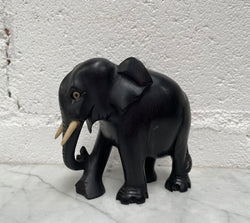 Beautiful Vintage Ebony Elephant | Antique & Vintage | Moonee Ponds Antiques | Australia Wide Delivery