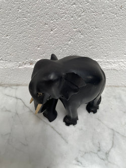 Beautiful Vintage Ebony Elephant | Antique & Vintage | Moonee Ponds Antiques | Australia Wide Delivery
