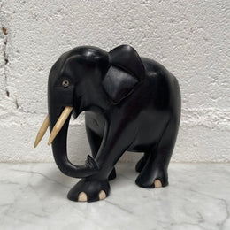 Lovely Vintage Ebony Elephant