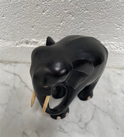 Lovely Vintage Ebony Elephant | Antique & Vintage | Moonee Ponds Antiques | Australia Wide Delivery