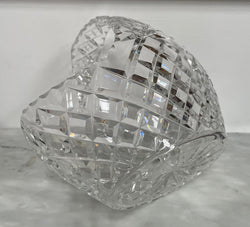 Vintage Crystal Basket Vase | Antique & Vintage | Moonee Ponds Antiques | Australia Wide Delivery