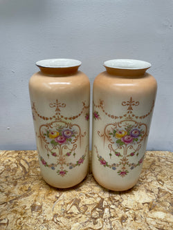 Beautiful Pair Edwardian English Vases | Antique & Vintage | Moonee Ponds Antiques | Australia Wide Delivery
