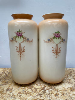 Beautiful Pair Edwardian English Vases | Antique & Vintage | Moonee Ponds Antiques | Australia Wide Delivery