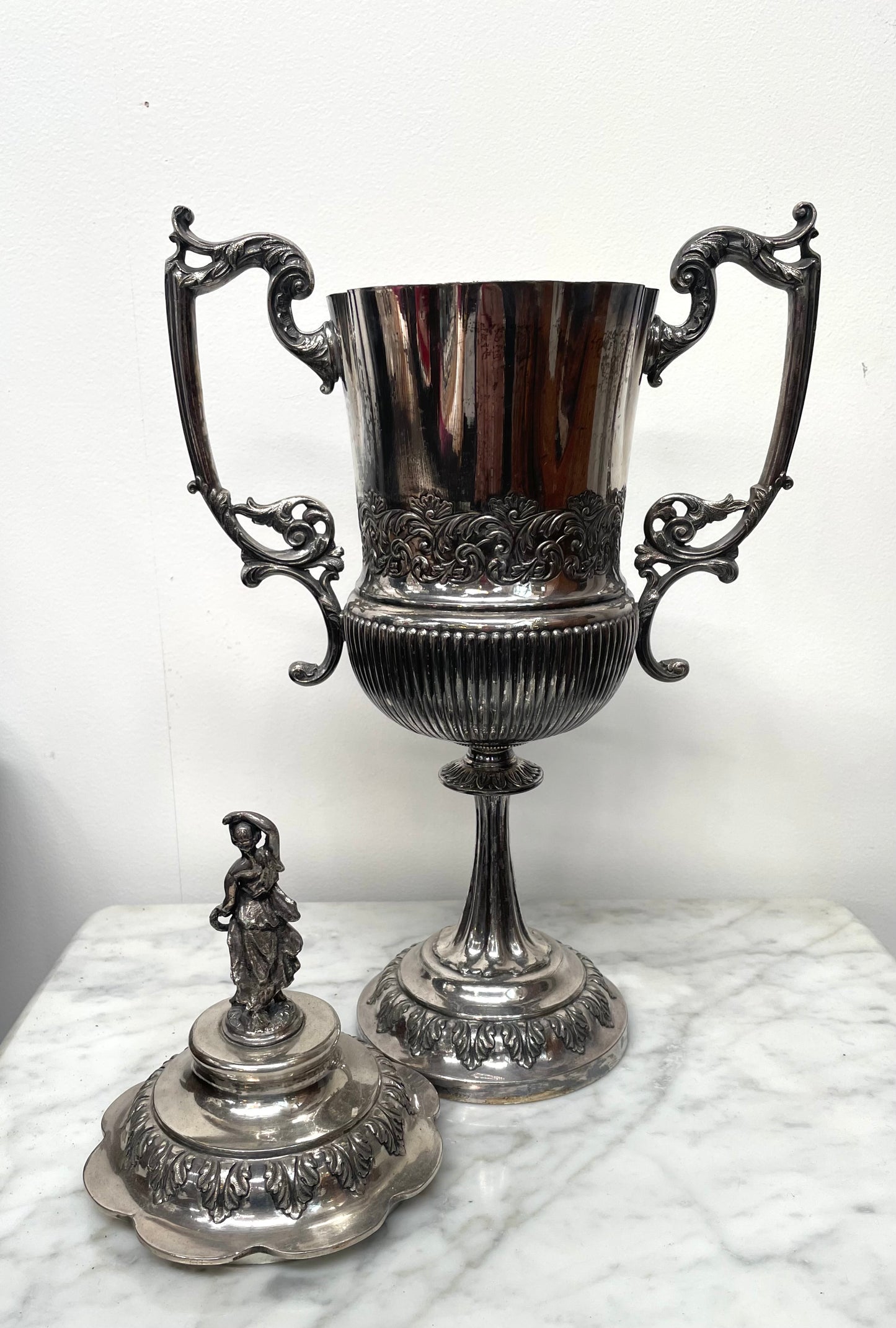 Edwardian Philip Ashberry &S ons Vase/Trophy