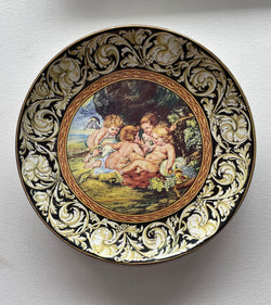 Majolica Varsace Style Wall Plate | Antique & Vintage | Moonee Ponds Antiques | Australia Wide Delivery