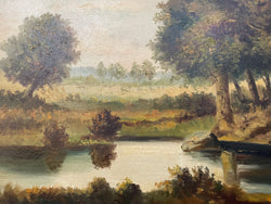 Beautiful French Framed Landscape Painting | Antique & Vintage | Moonee Ponds Antiques | Australia Wide Delivery