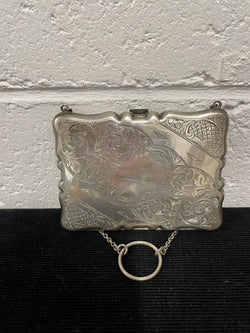 Stunning Edwardian Silver Card Case / Coin Purse | Antique & Vintage | Moonee Ponds Antiques | Australia Wide Delivery