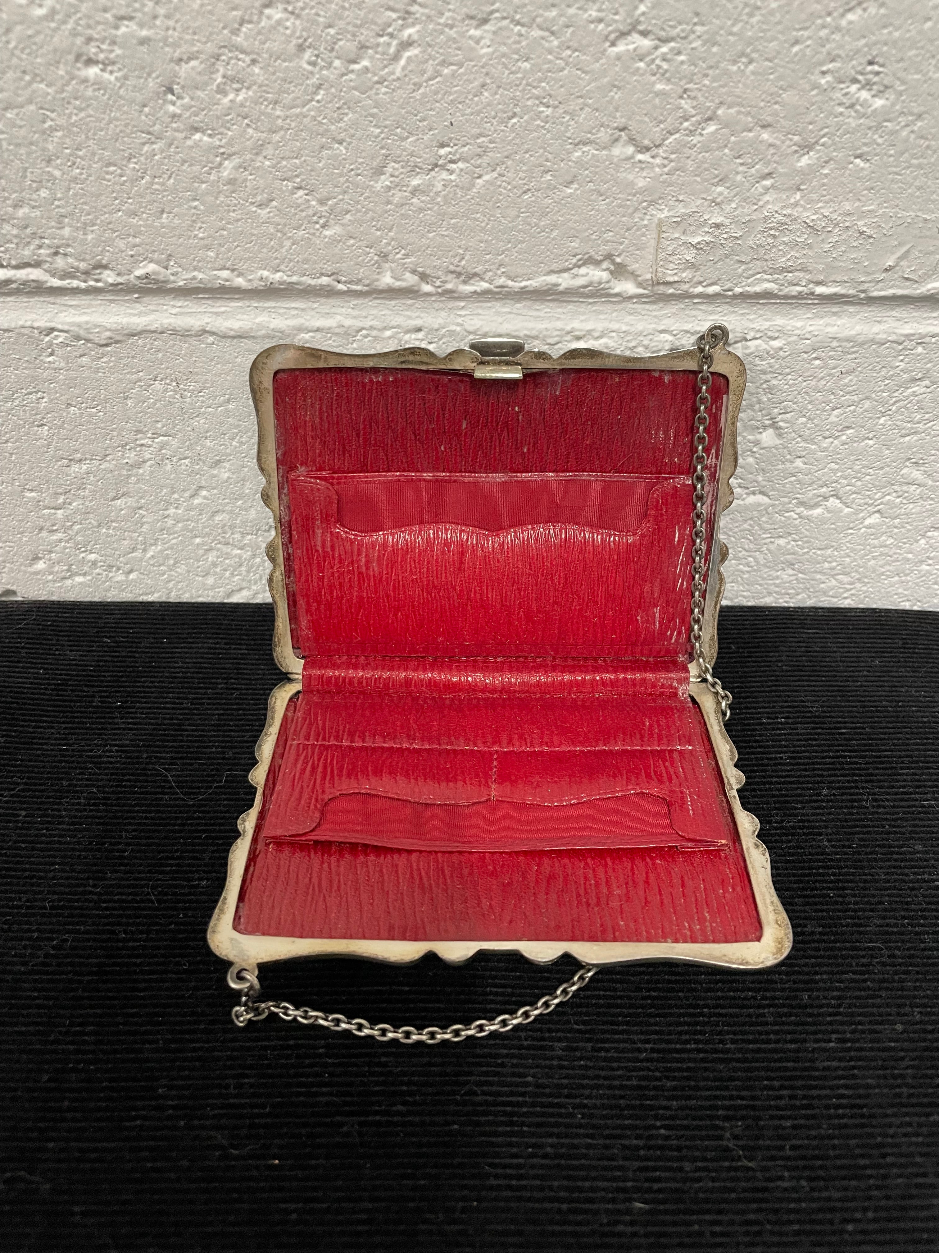 Stunning Edwardian Silver Card Case / Coin Purse | Antique & Vintage | Moonee Ponds Antiques | Australia Wide Delivery