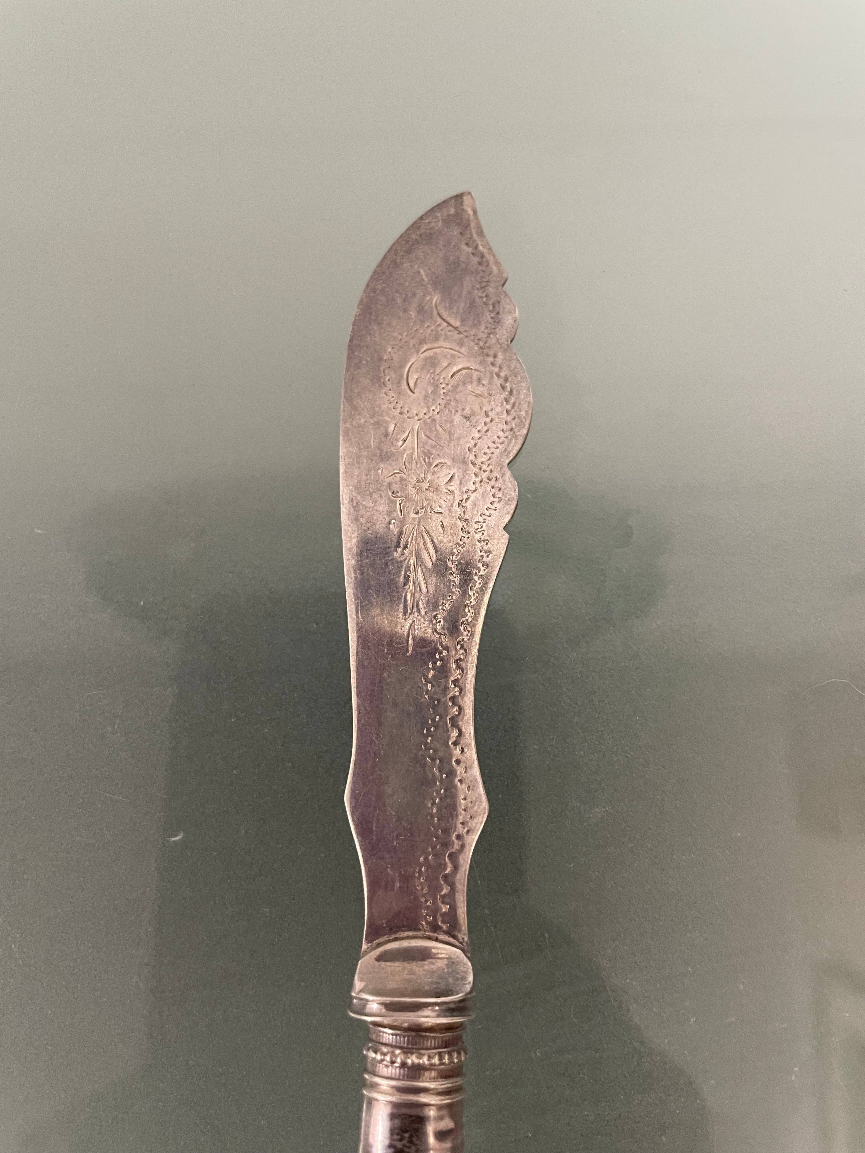 Antique Mother of Pearl & EPNS Butter Knife