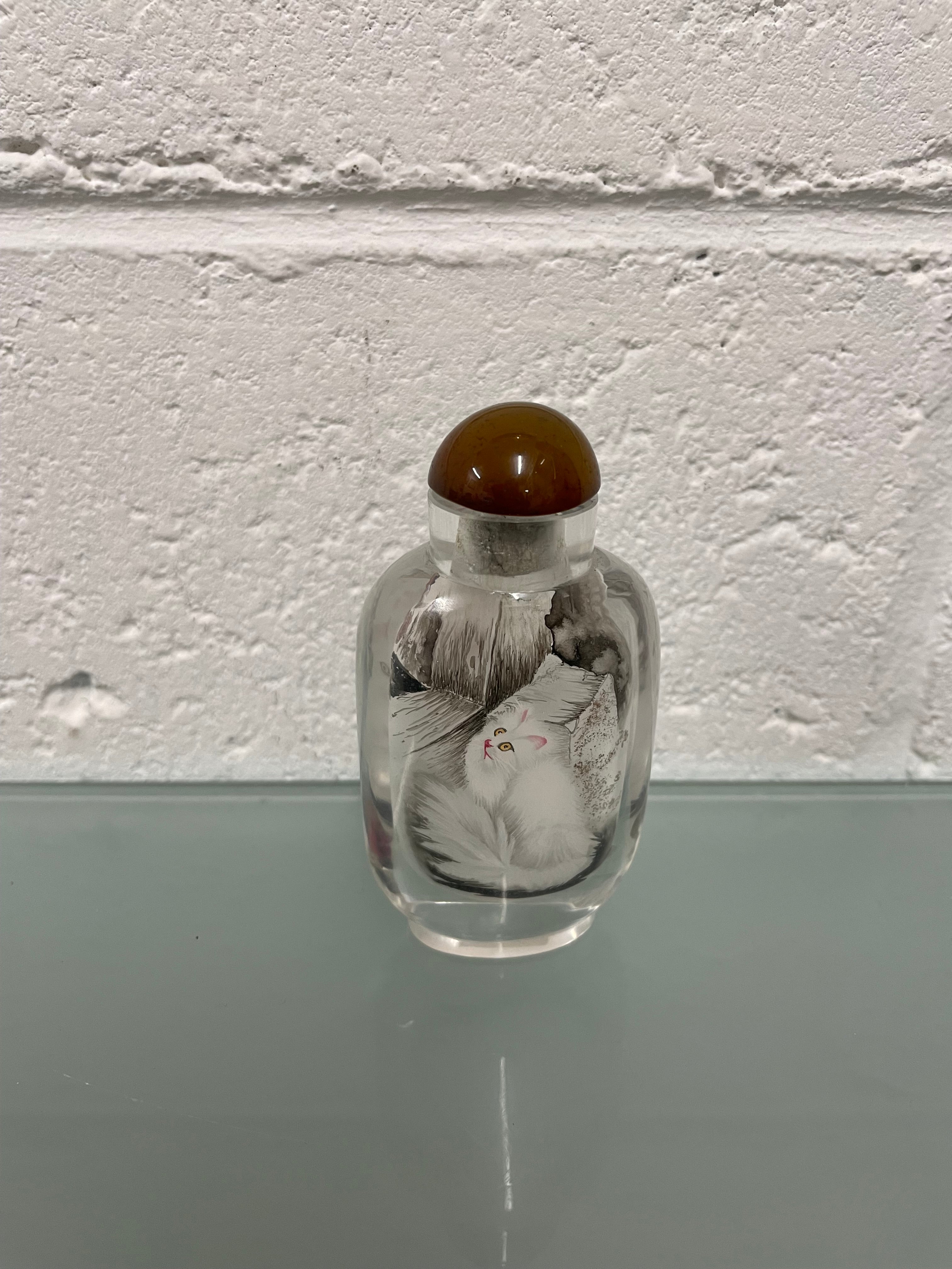 Reverse Painted Chinese Snuff Bottle | Antique & Vintage | Moonee Ponds Antiques | Australia Wide Delivery