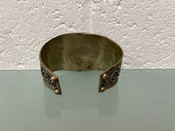 Vintage Asian Silver Wide Cuff With Green Stones | Antique & Vintage | Moonee Ponds Antiques | Australia Wide Delivery