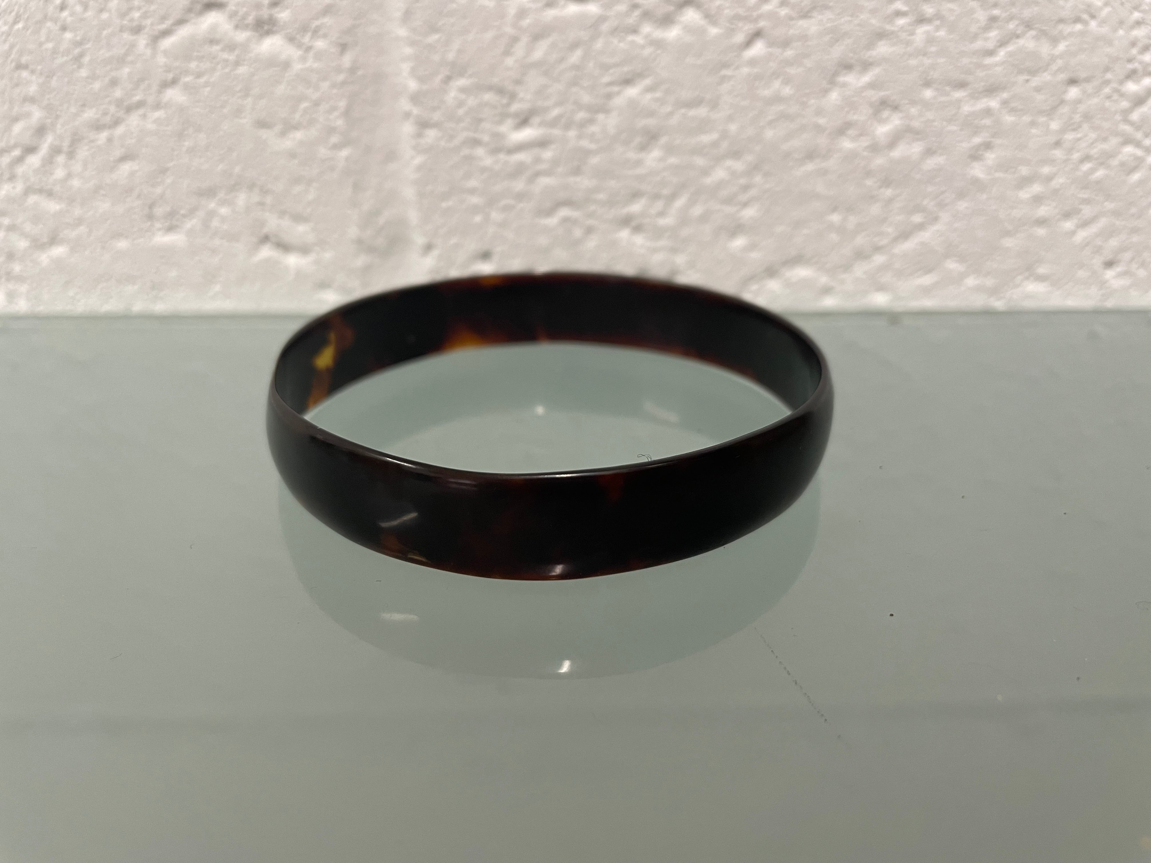 Antique Carved Tortoiseshell Bangle