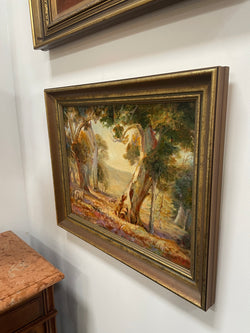 Vintage Australian Framed Oil on Board of Outback Landscape | Antique & Vintage | Moonee Ponds Antiques | Australia Wide Delivery