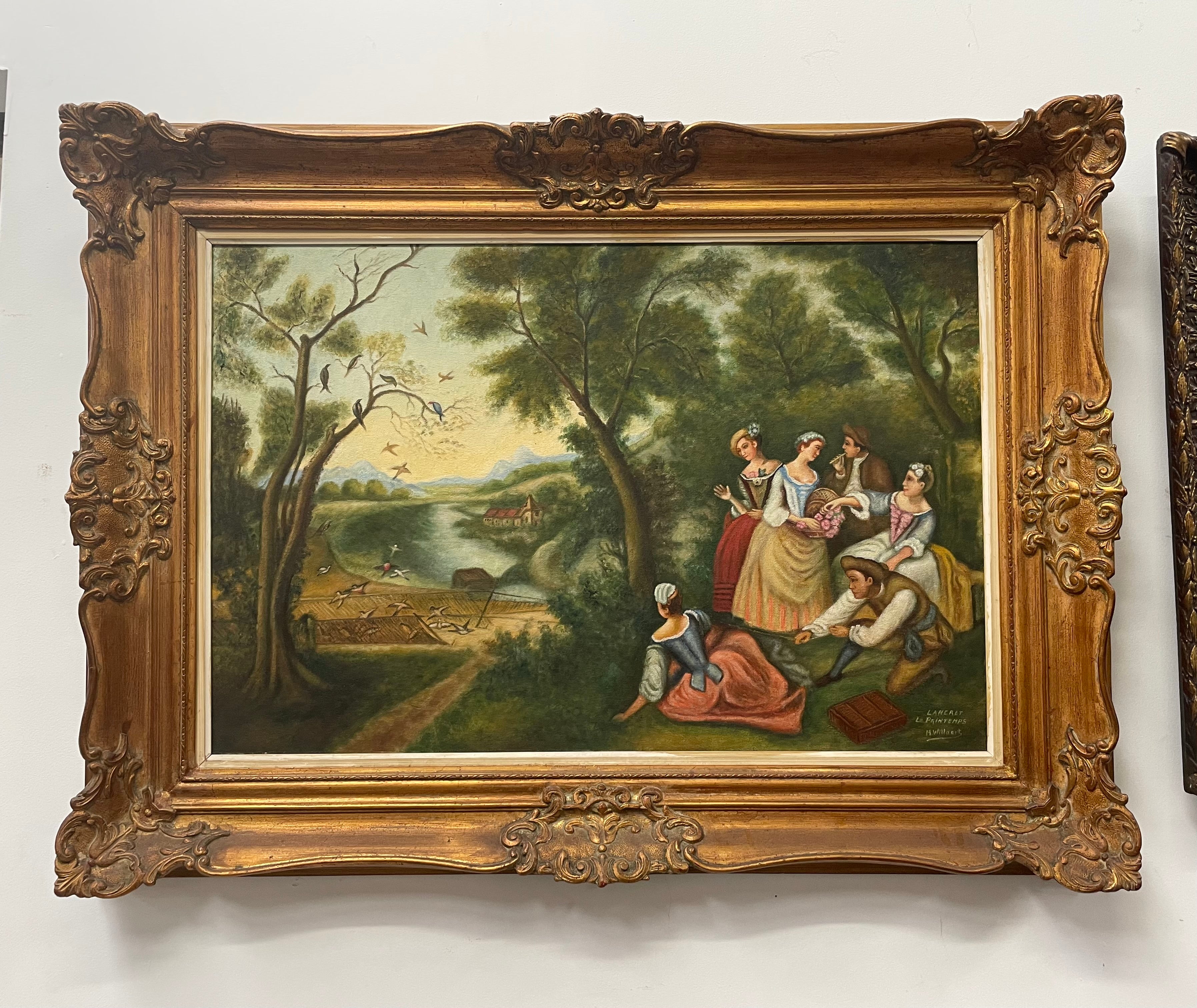 Beautiful Large Signed Oil Painting | Antique & Vintage | Moonee Ponds Antiques | Australia Wide Delivery
